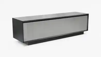 Тумба однодверная Glass, цвет Черный + Серый фото - 1 - превью