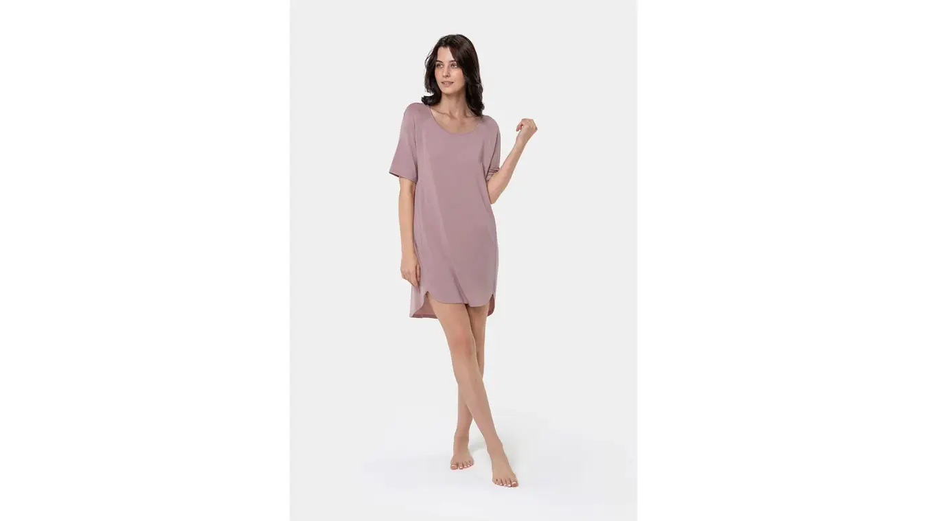 Платье женское Stay Cool, цвет пыльно-розовый Askona фото - 3 - большое изображение